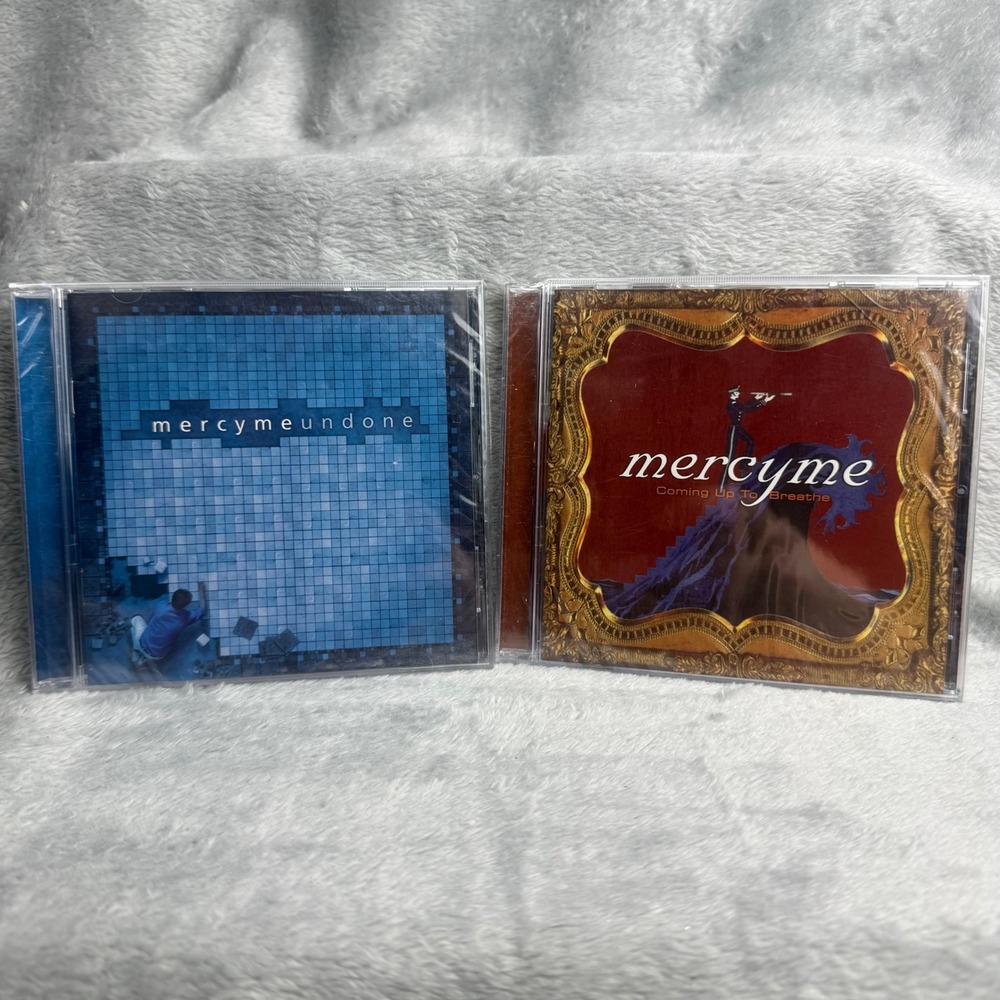 MercyMe CD Bundle Undone and Coming Up To Breathe Christian Rock Music Lot